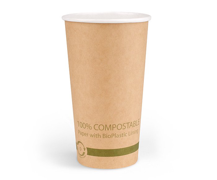 World Centric - Compostable Plastic Cold Cups, 12 Ounce - 100 Count