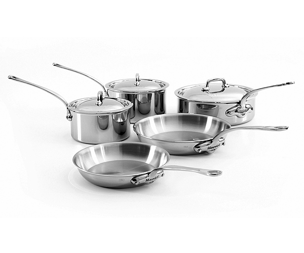 Mauviel M'Cook 8 Piece Stainless Cookware Set