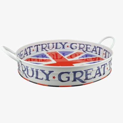 Union Jack Large Metal Tray-Elite Gift Boxes-Joanne Hudson Basics