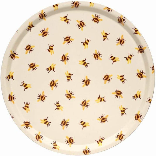 Bumblebee Round Birch Tray-Elite Tins-Joanne Hudson Basics