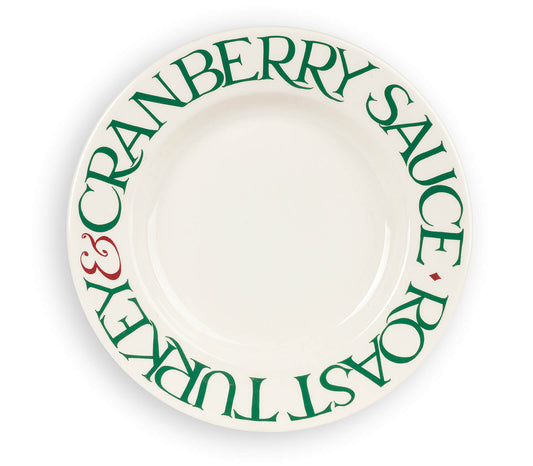 Christmas Toast 10.5in Plate-Emma Bridgewater Pottery-Joanne Hudson Basics