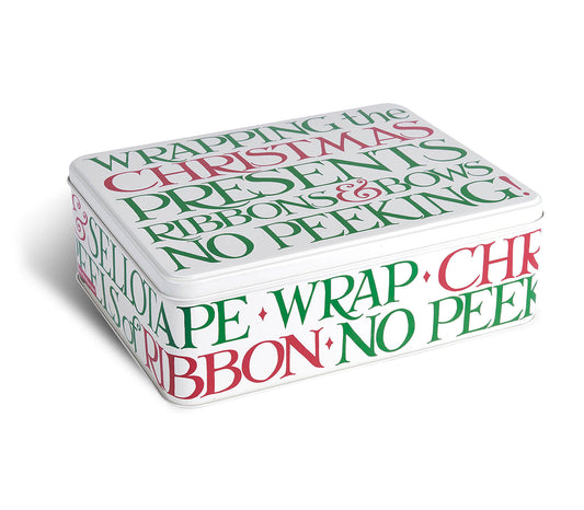 Christmas Toast Wrapping Extra Large Rectangular Tin-Emma Bridgewater Pottery-Joanne Hudson Basics