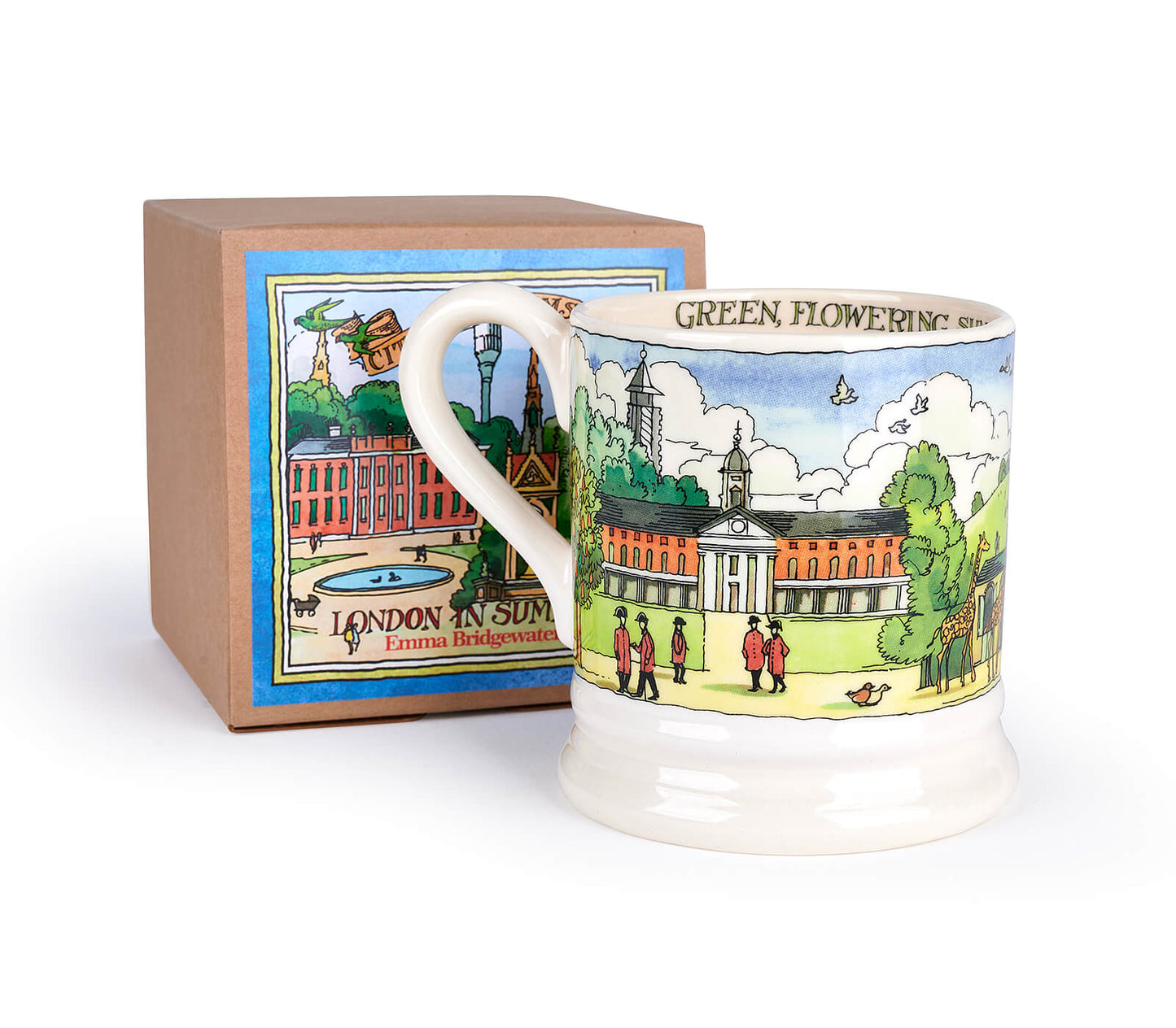 Cities Of Dreams London In Summer 1/2 Pint Mug (Gift Boxed)-Emma Bridgewater Pottery-Joanne Hudson Basics