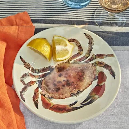 Crab 8.5in Plate-Emma Bridgewater Pottery-Joanne Hudson Basics