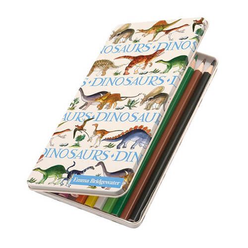 Emma Bridgewater Dinosaurs Set of 12 Colored Pencils-Emma Bridgewater Pottery-Joanne Hudson Basics