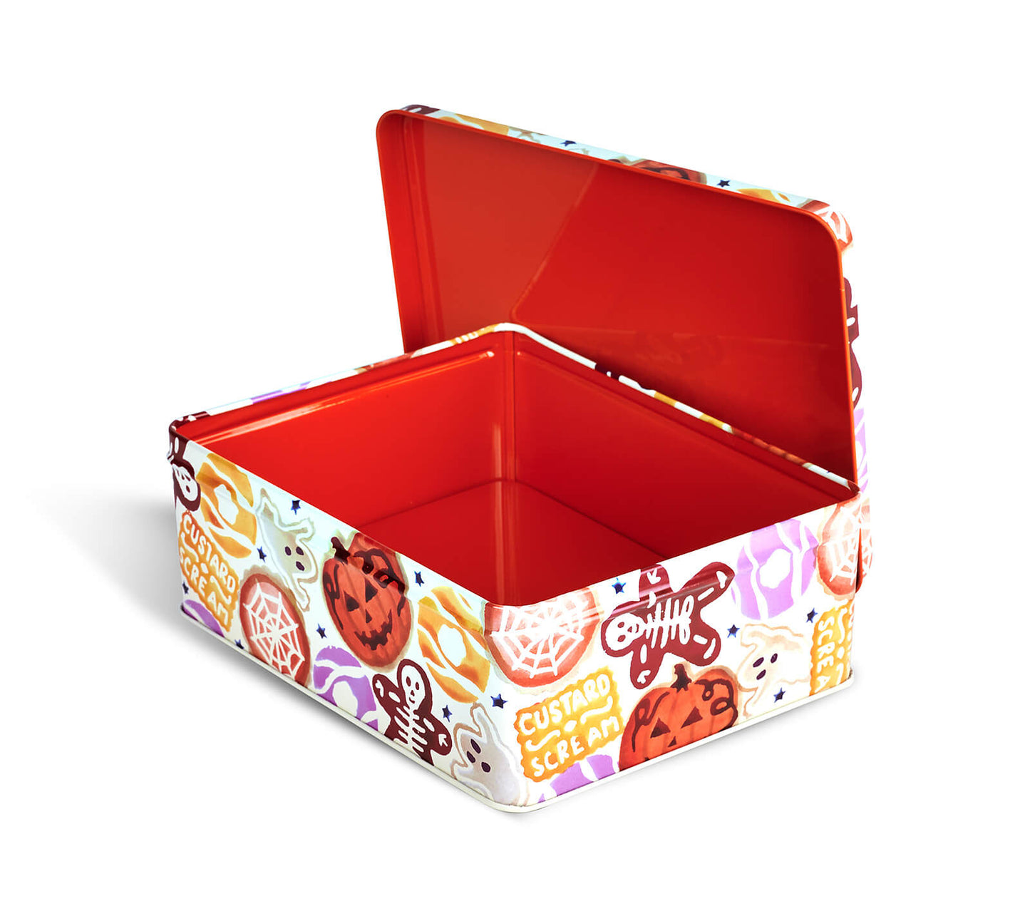 Halloween Treats Deep Rectangular Tin-Elite Gift Boxes-Joanne Hudson Basics