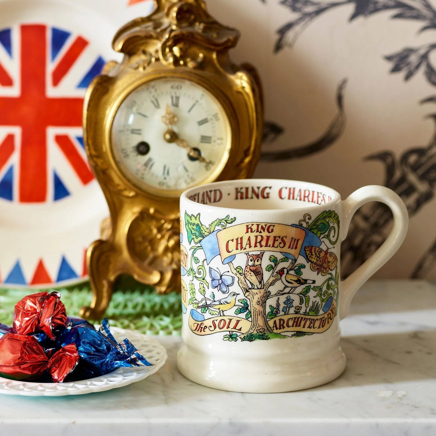 King Charles 1/2 Pint Mug-Emma Bridgewater Pottery-Joanne Hudson Basics