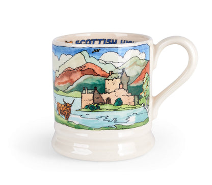 Landscapes Of Dreams Scottish Highlands 1/2 Pint Mug-Emma Bridgewater Pottery-Joanne Hudson Basics