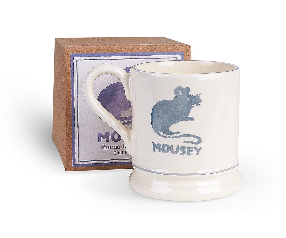 Mousey 1/2 Pint Mug (Gift Boxed)-Emma Bridgewater-Emma Bridgewater Pottery-USA