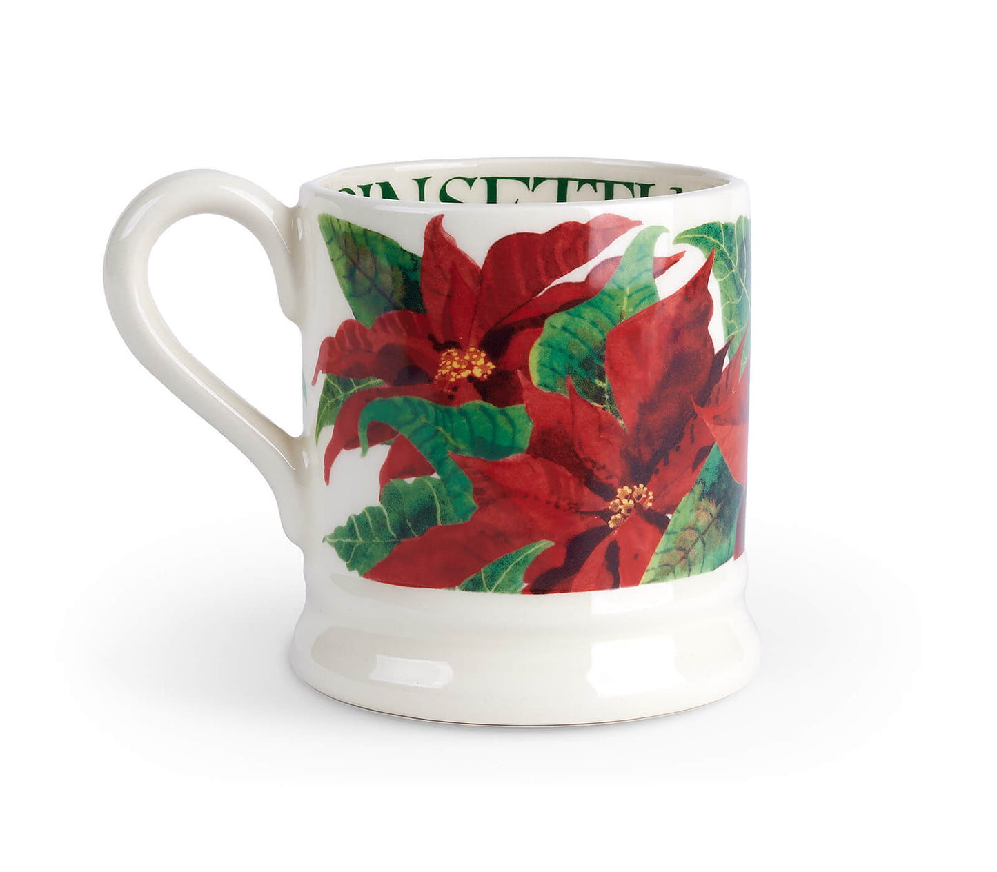 Poinsettia 1/2 Pint Mug-Emma Bridgewater Pottery-Joanne Hudson Basics