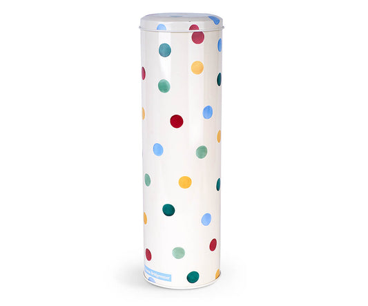 Polka Dot Tin Spaghetti Jar-Emma Bridgewater-Emma Bridgewater Pottery-USA