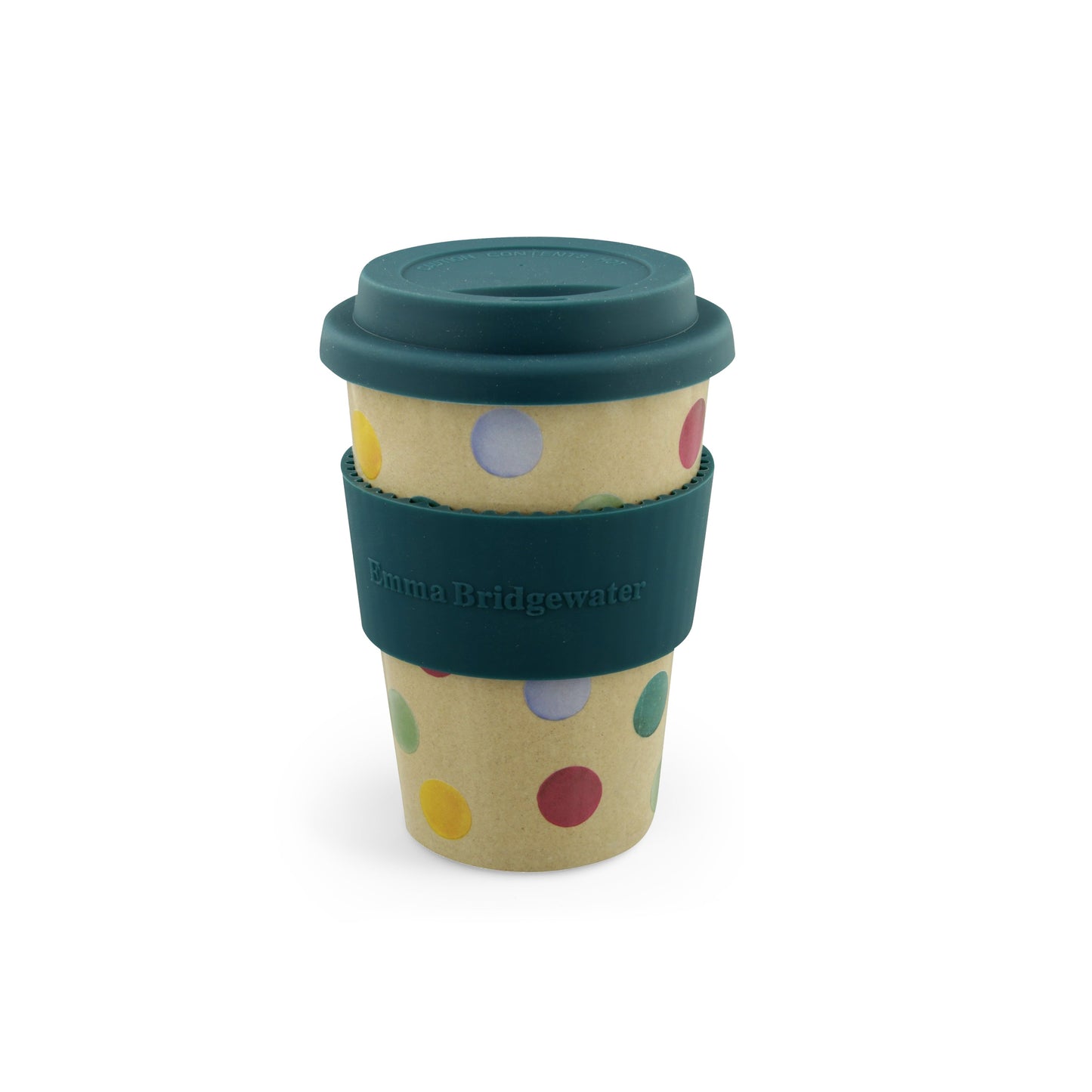 Polka Dot Rice Husk Coffee Cup-Emma Bridgewater-Emma Bridgewater Pottery-USA