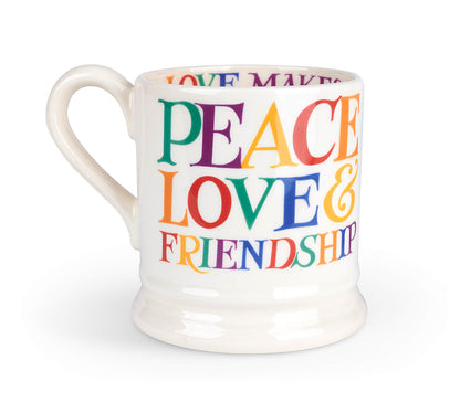 Rainbow Toast Without You 1/2 Pint Mug-Emma Bridgewater Pottery-Joanne Hudson Basics