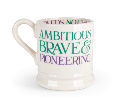 Purple Toast Strong Women Will Change Our World 1/2 Pint Mug-Emma Bridgewater Pottery-Joanne Hudson Basics