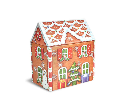 Gingerbread House Tin-Elite Gift Boxes-Joanne Hudson Basics