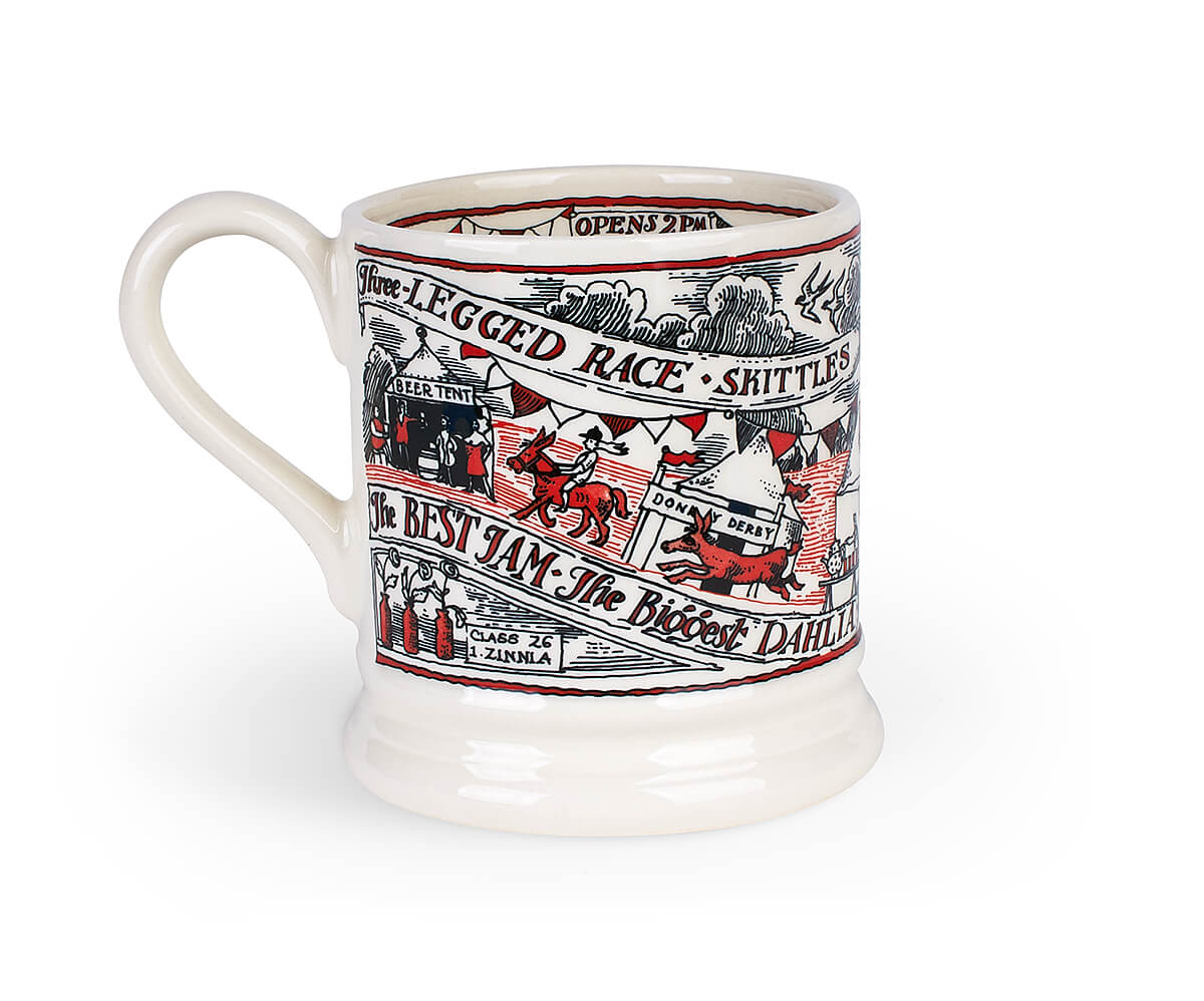 Village Life Village Fete 1/2 Pint Mug-New Items-Emma Bridgewater Pottery-USA