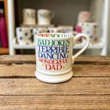 Rainbow Toast Wonderful Dad 1/2 Pint Mug (Gift Boxed)-Emma Bridgewater-Joanne Hudson Basics