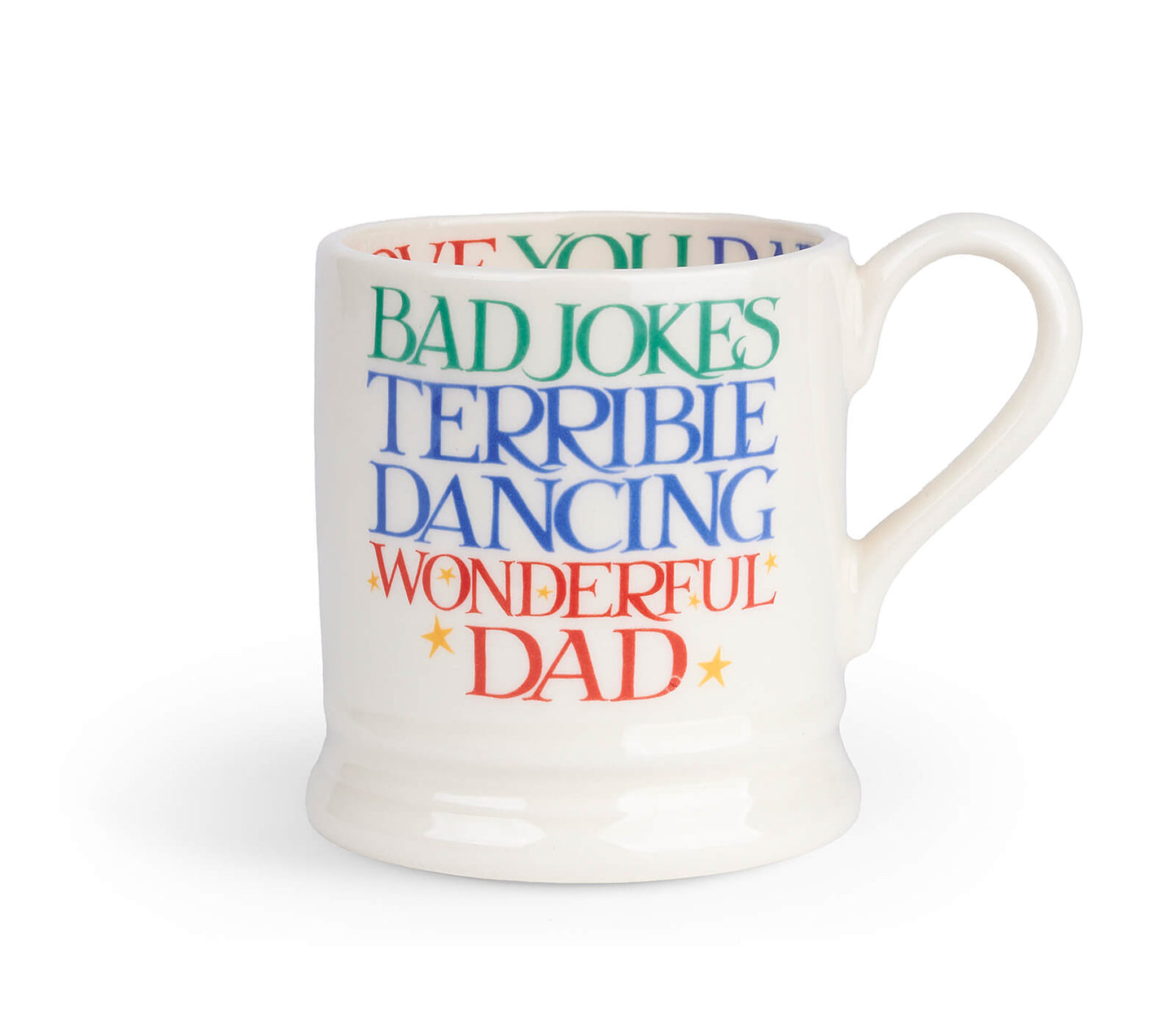 Rainbow Toast Wonderful Dad 1/2 Pint Mug (Gift Boxed)-Emma Bridgewater Pottery-Joanne Hudson Basics