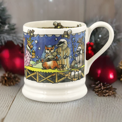 Year In The Country Nativity Scene 1/2 Pint Mug-Emma Bridgewater Pottery-Joanne Hudson Basics