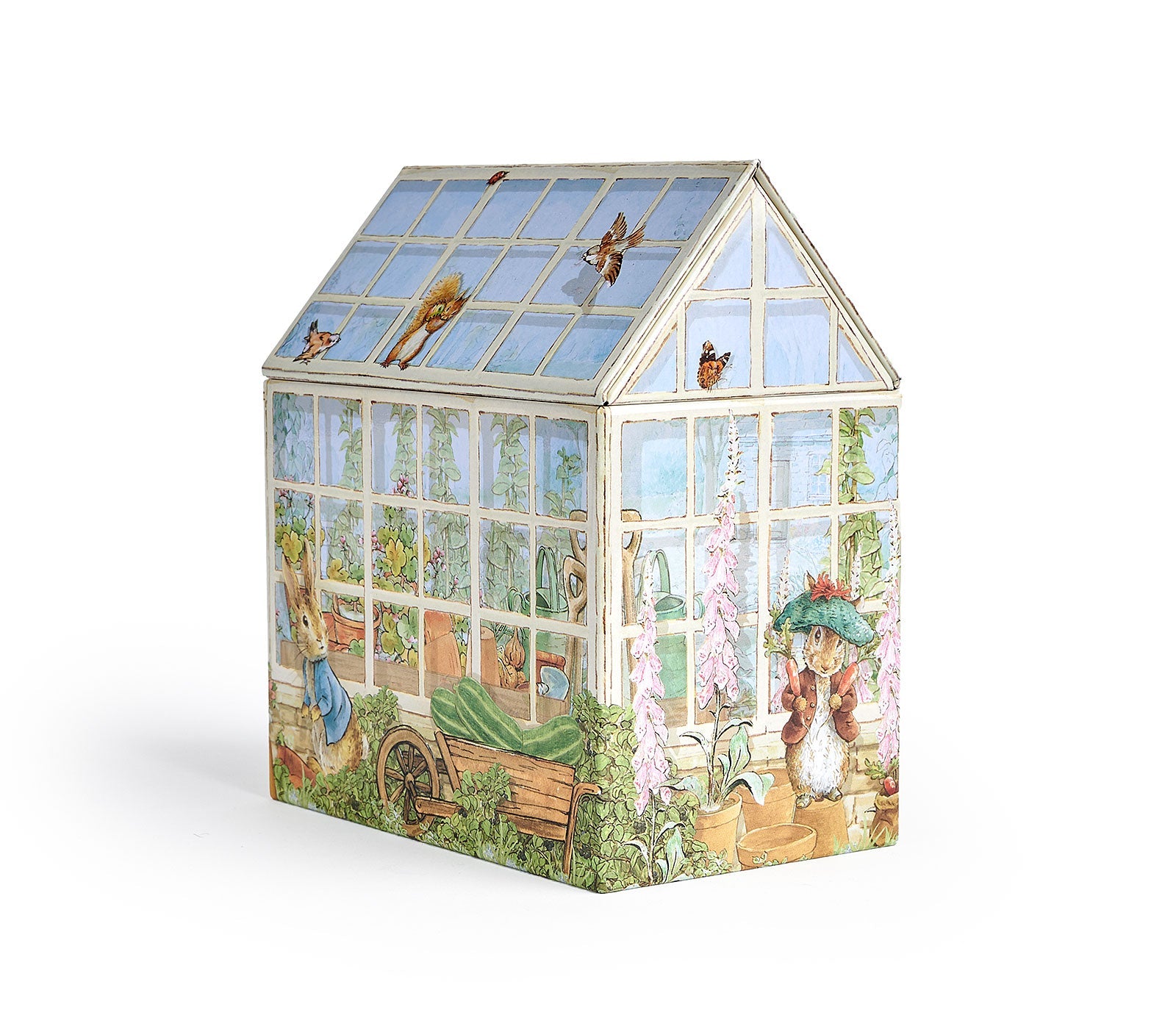 Peter Rabbit Green House Tin-Elite Tins-Joanne Hudson Basics