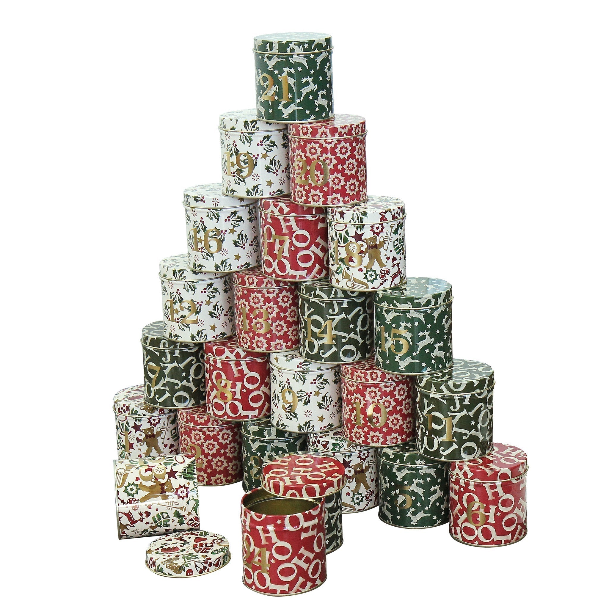 Christmas Joy Advent Calendar Tin Collection