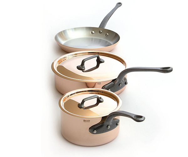 Mauviel Copper 5-Piece Cookware Set